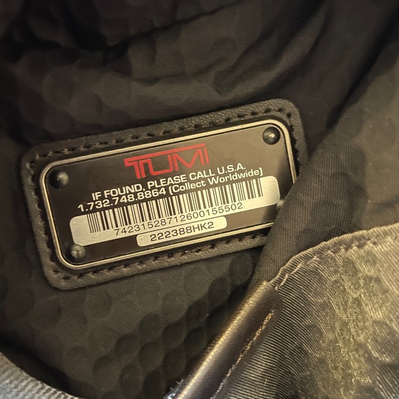 Tumi Alpha Bravo Luke Roll-Top Backpack in Hickory Black Brown Ballistic Nylon - Picture 7 of 10